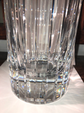 Out of Production Baccarat Cut Crystal Vase in the Harmonie Pattern