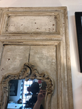 Painted French Trumeau Mirror