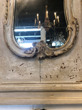 Painted French Trumeau Mirror