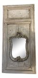 Painted French Trumeau Mirror