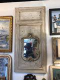 Painted French Trumeau Mirror