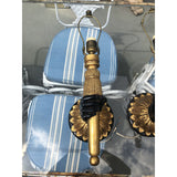 Pair Antique Nubian Hand Form Sconces