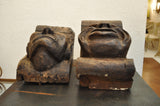 Pair of Carved Wood Corbels