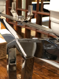 Pair of French Chrome Lamps