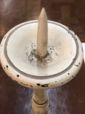 Pair of Large Painted French Candlesticks