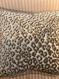 Pair of Leopard Velvet Print Pillows