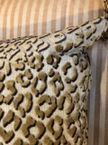Pair of Leopard Velvet Print Pillows