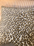 Pair of Leopard Velvet Print Pillows