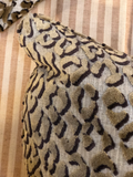 Pair of Leopard Velvet Print Pillows