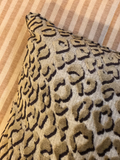 Pair of Leopard Velvet Print Pillows