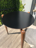 Pair of Mid Century Round Stacking Drinks Tables