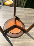 Pair of Mid Century Round Stacking Drinks Tables