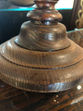 Pair of Tall Wooden Lamps