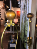 Pair of Tall Wooden Lamps