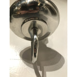 Pair of Vintage Aluminum Hurricane Sconces