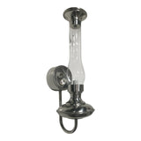 Pair of Vintage Aluminum Hurricane Sconces