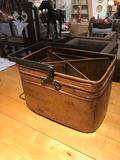 Patinated Copper Caddy