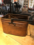 Patinated Copper Caddy