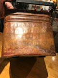 Patinated Copper Caddy
