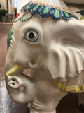 Reunited Pair of Mid Century Garden Elephants