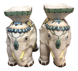 Reunited Pair of Mid Century Garden Elephants