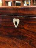 Rosewood Serving Box With Mother of Pearl