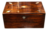 Rosewood Serving Box With Mother of Pearl
