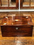 Rosewood Serving Box With Mother of Pearl