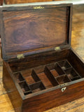 Rosewood Serving Box With Mother of Pearl