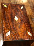 Rosewood Serving Box With Mother of Pearl