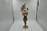 Seashell Specimen on 18th C. French Alter Stick