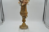 Seashell Specimen on 18th C. French Alter Stick