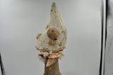 Seashell Specimen on 18th C. French Alter Stick