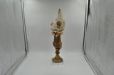 Seashell Specimen on 18th C. French Alter Stick