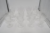 Set of Twelve Baccarat Wine/Water Glasses