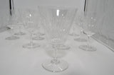 Set of Twelve Baccarat Wine/Water Glasses