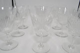 Set of Twelve Baccarat Wine/Water Glasses