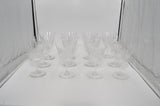 Set of Twelve Baccarat Wine/Water Glasses