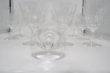 Set of Twelve Baccarat Wine/Water Glasses
