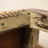 Small French Footstool With Nailhead Detail and Leopard Print