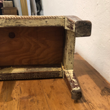 Small French Footstool With Nailhead Detail and Leopard Print