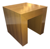 Solid Wooden Stand/Table in Cube Form