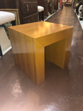 Solid Wooden Stand/Table in Cube Form