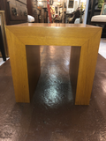 Solid Wooden Stand/Table in Cube Form