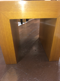 Solid Wooden Stand/Table in Cube Form