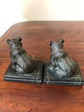 Vintage Bookends: Bears Sitting Atop Books, a Pair