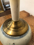 Vintage Canton Lamp With Black Shade