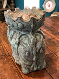 Vintage Cement Elephant