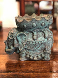 Vintage Cement Elephant