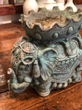 Vintage Cement Elephant